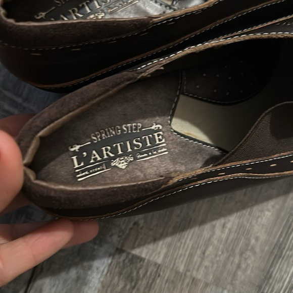 L’ARTISE Leather Clogs by Spring Step brown - Picture 6 of 6